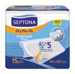 Septona podkłady higieniczne Dry Plus XL, 15 sztuk